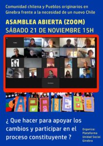 Acta 1era asamblea Cabildo Chilenos de Ginebra